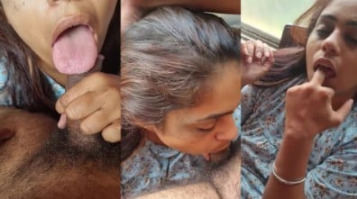 பாண்டிச்சேரி பொண்ணு சுன்னியை ஊம்ப சைகை காட்டுகிறாள்