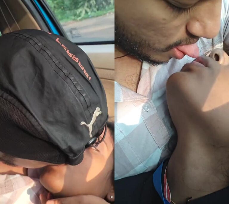 காரில் லிப்லாக் கிஸ் அடித்தபடி புண்டை நோண்டினேன்