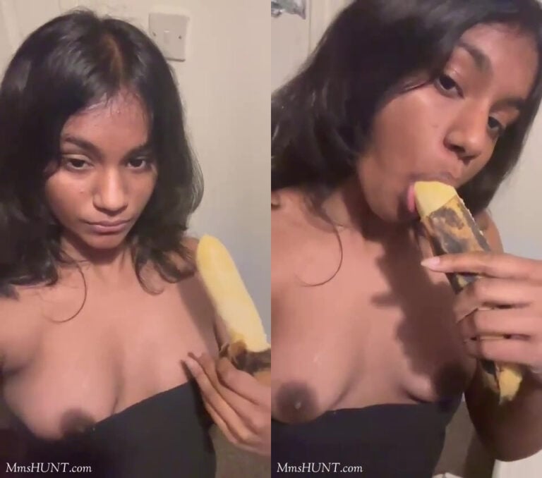 கார்த்திகா வாழைப்பழத்தை ஊம்பி முலை காட்டுகிறாள்