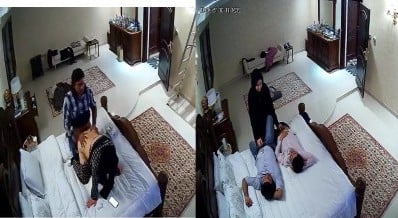 முஸ்லீம் ஆன்டி இரட்டை சகோதர்களுடன் செக்ஸ் CCTV காட்சி