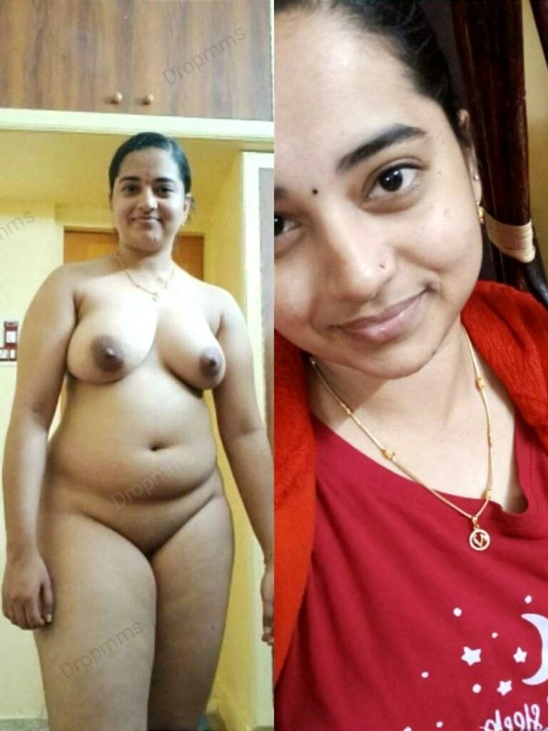 வெட்கம் கொண்டு அழகாக பார்க்கும் ஆண்டி